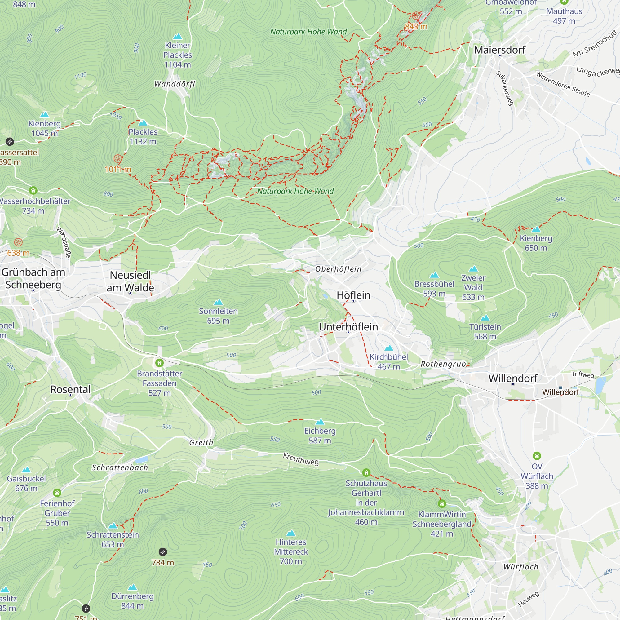 TVN Unterstand map