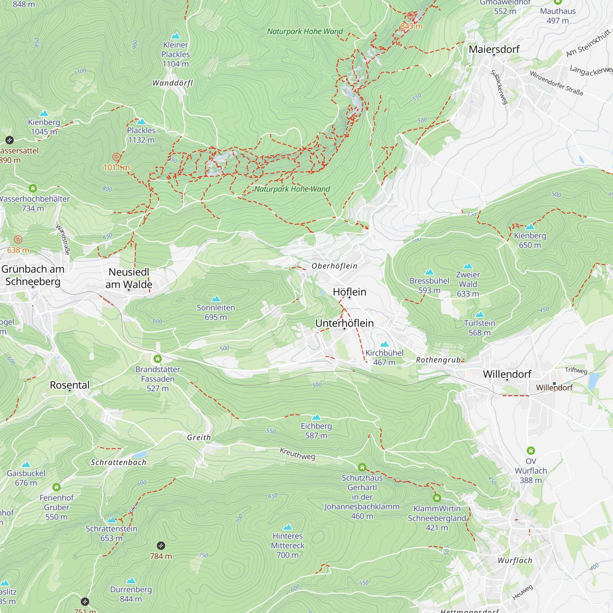 TVN Unterstand map