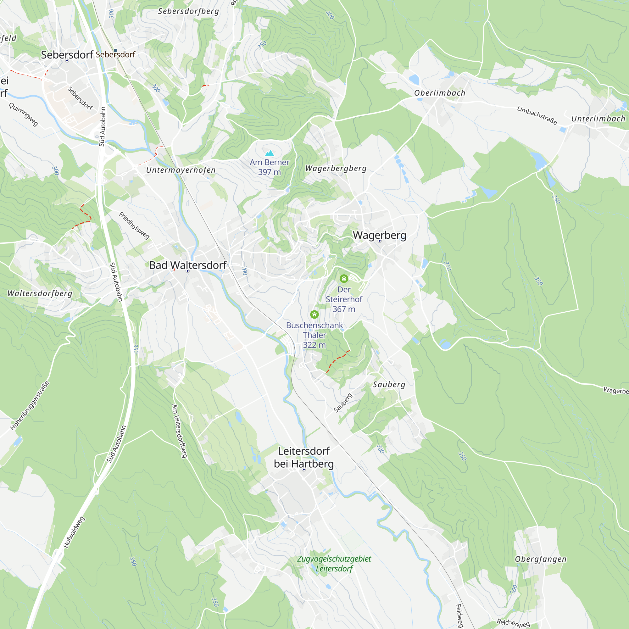 Buschenschank Thaler map