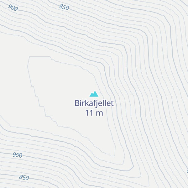 Map of Birkafjellet