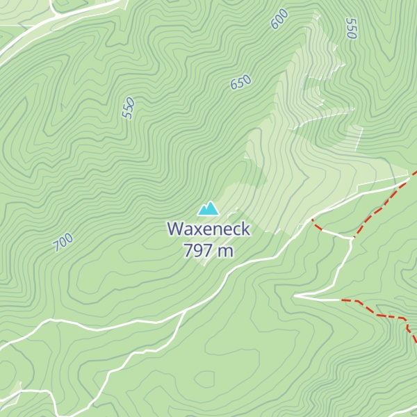 Map of Waxeneck