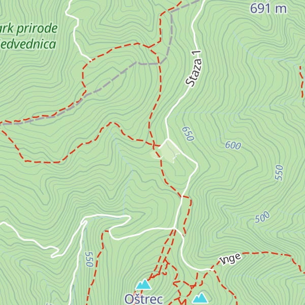 Map of Kaptolska lugarnica Gorščica