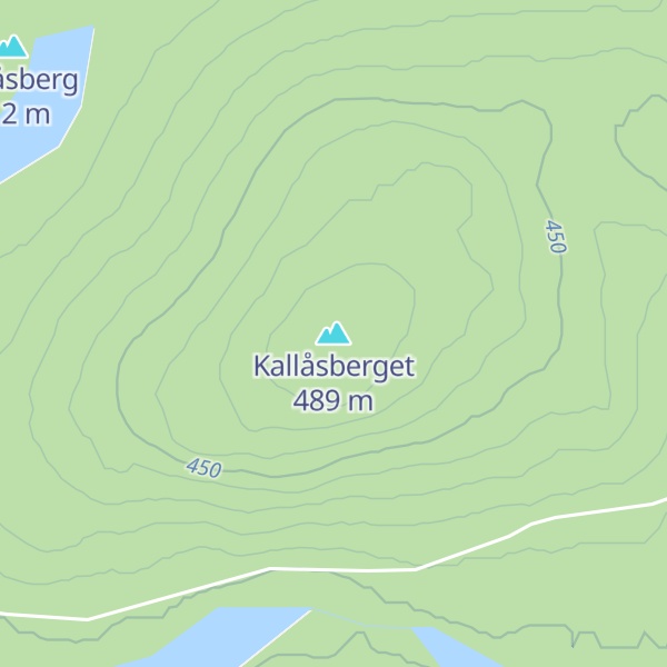 Map of Kallåsberget