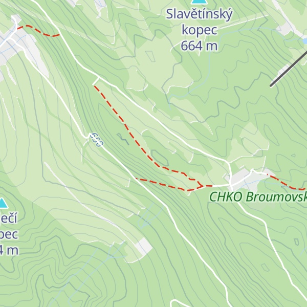 Map of Markoušovický kopec