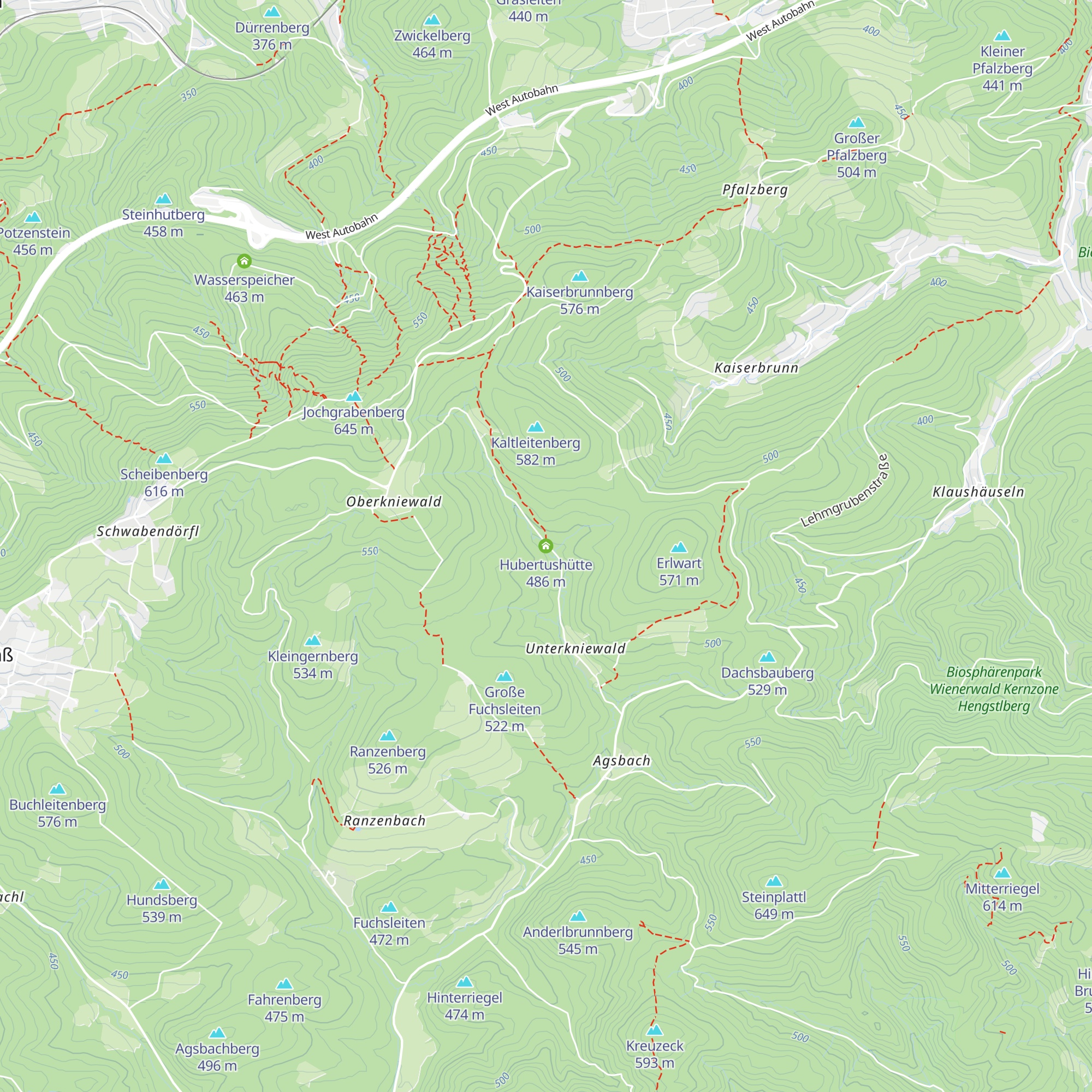 Hubertushütte map