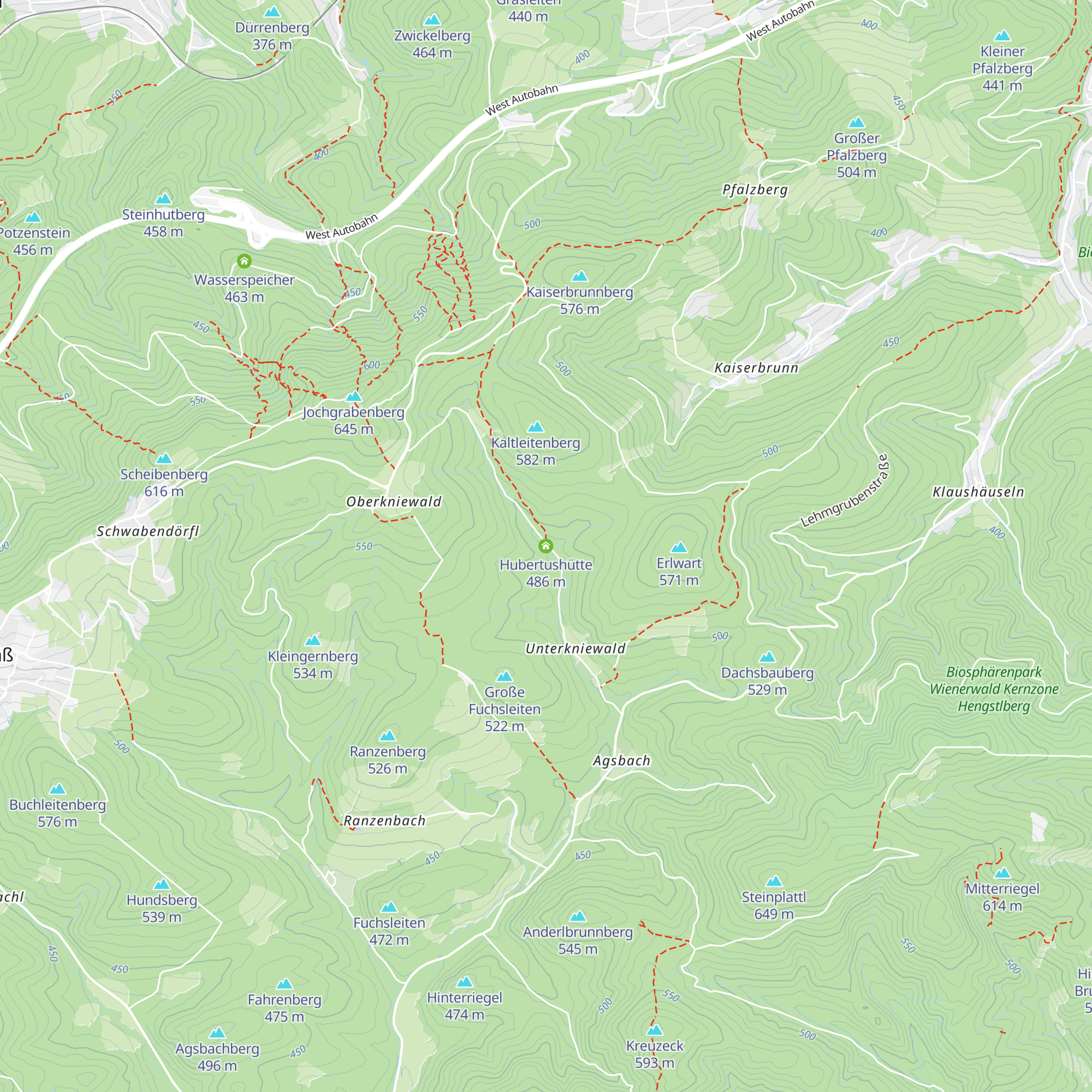 Hubertushütte map