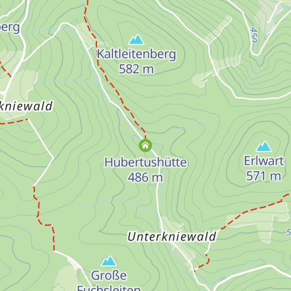 Map of Hubertushütte