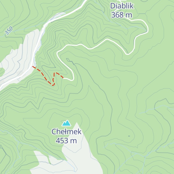 Map of Jaworska Góra