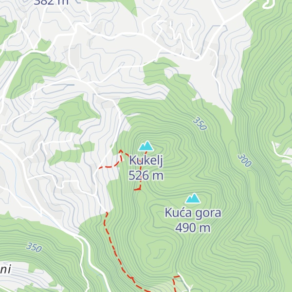 Map of Kukelj