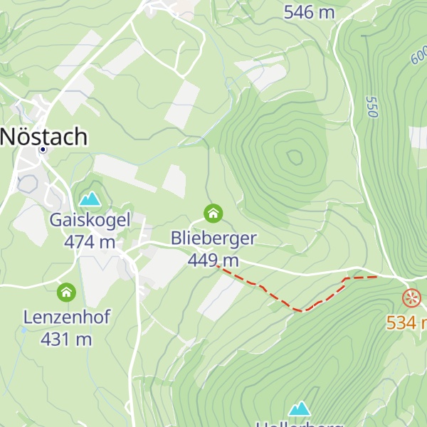 Map of Blieberger