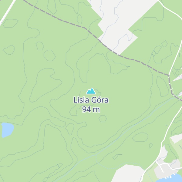 Map of Lisia Góra