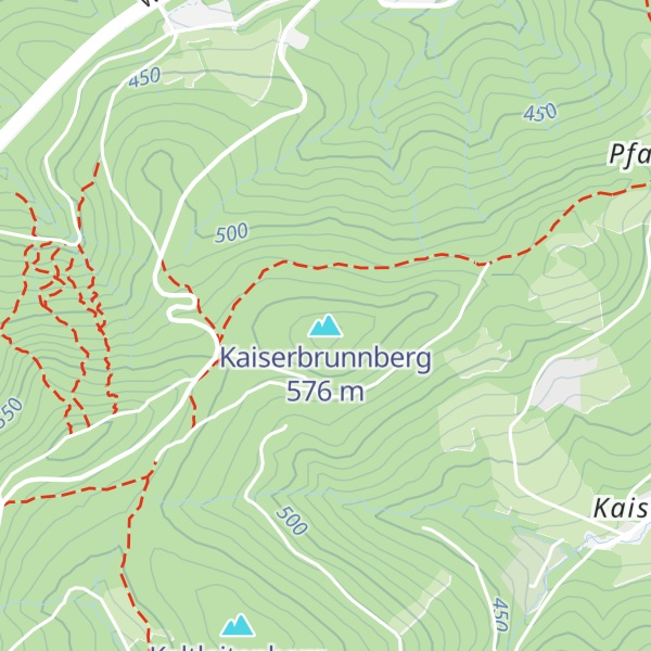 Map of Kaiserbrunnberg