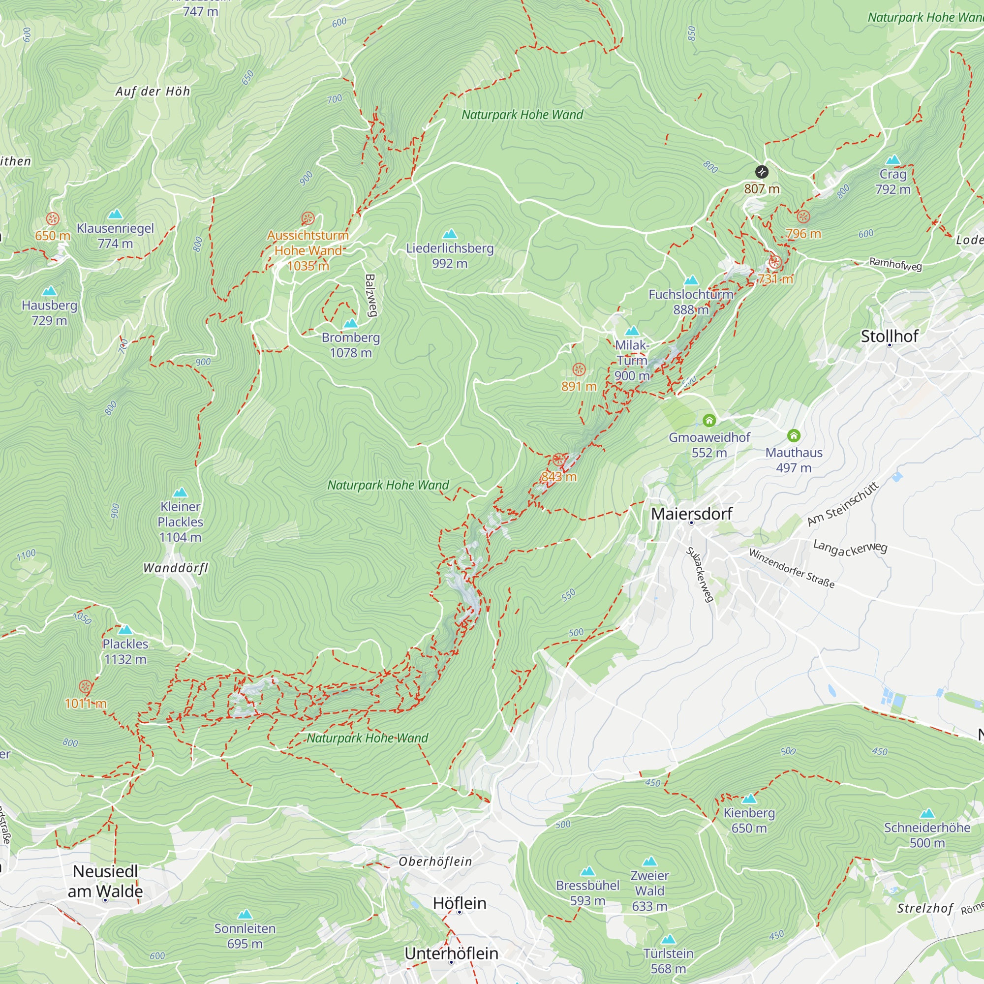 Hochkogelhaus map