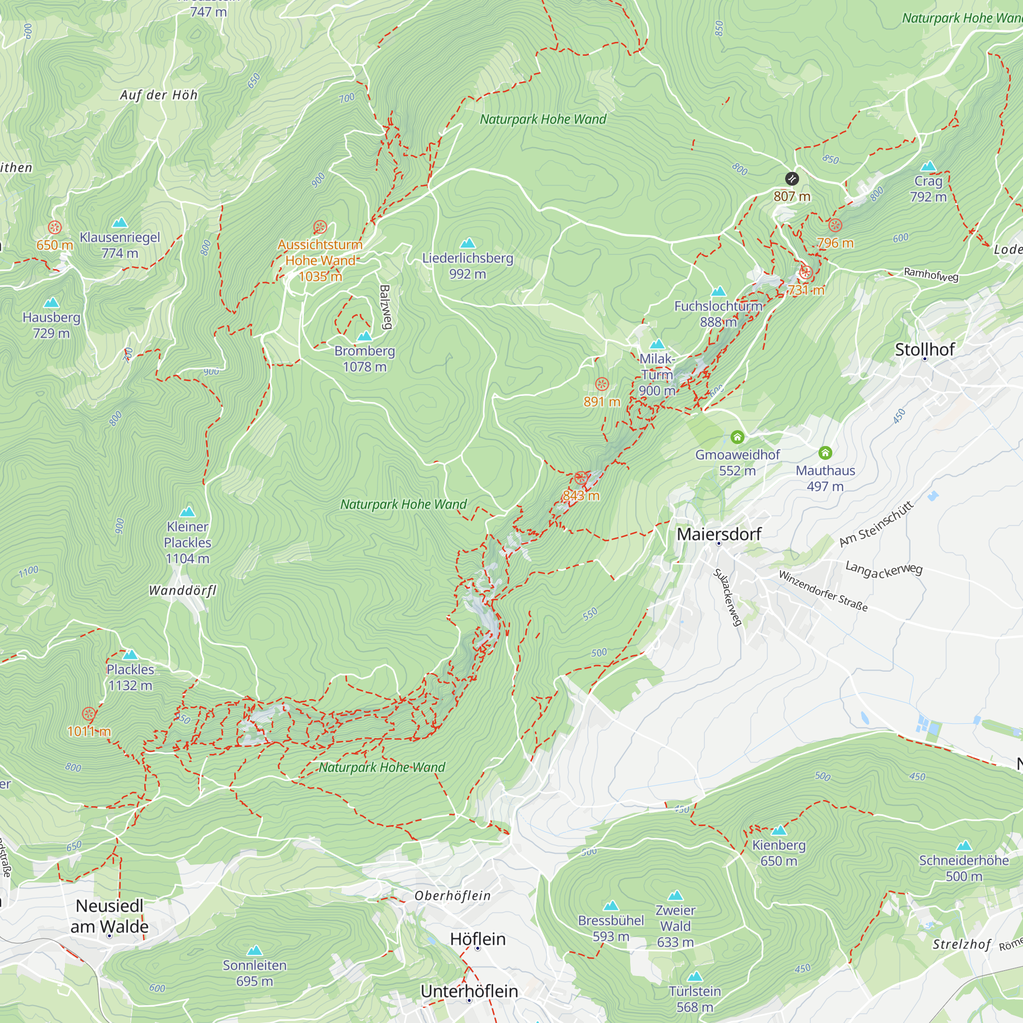 Hochkogelhaus map