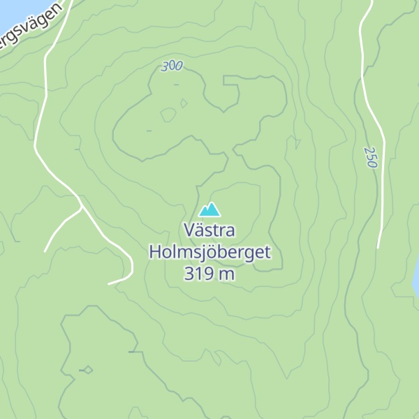Map of Västra Holmsjöberget