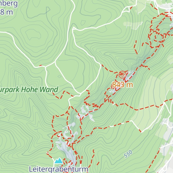 Map of Rohrbacher Hütte
