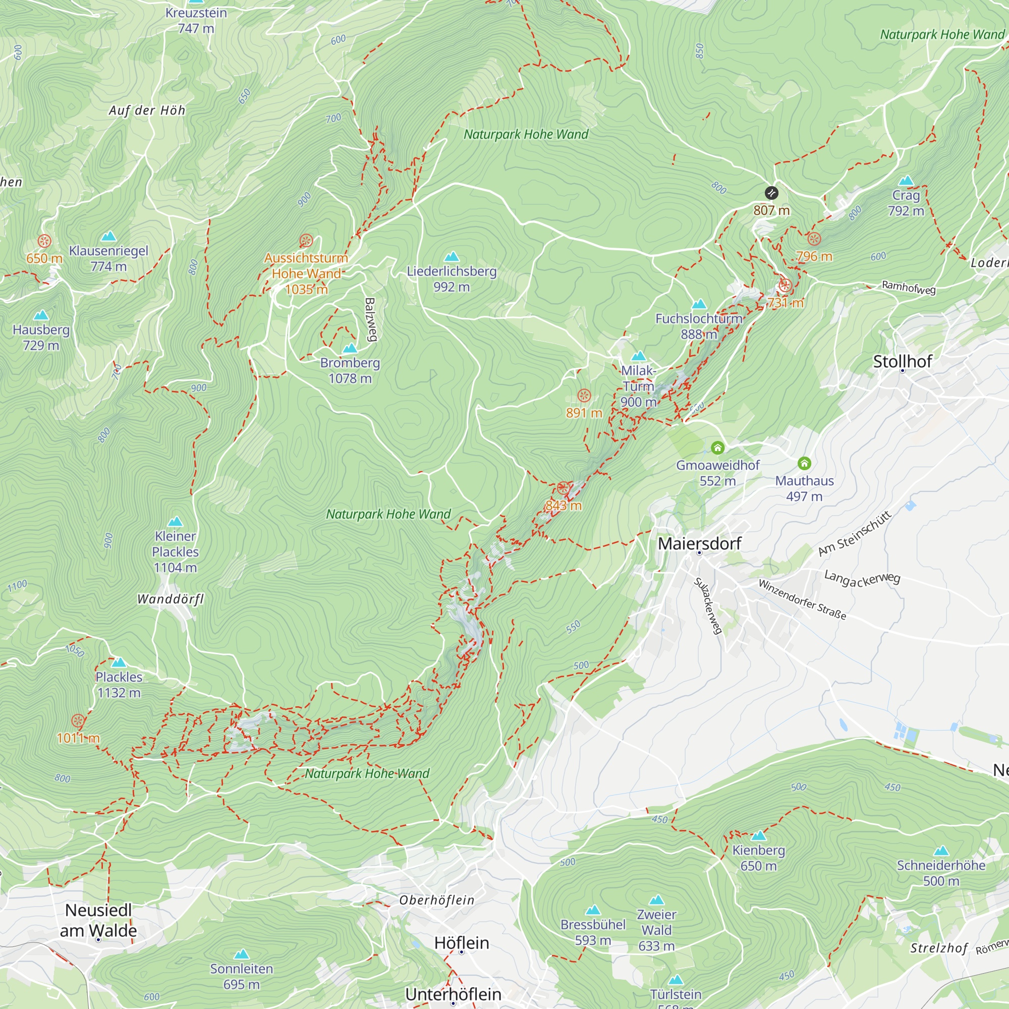 Gasthof Luf map