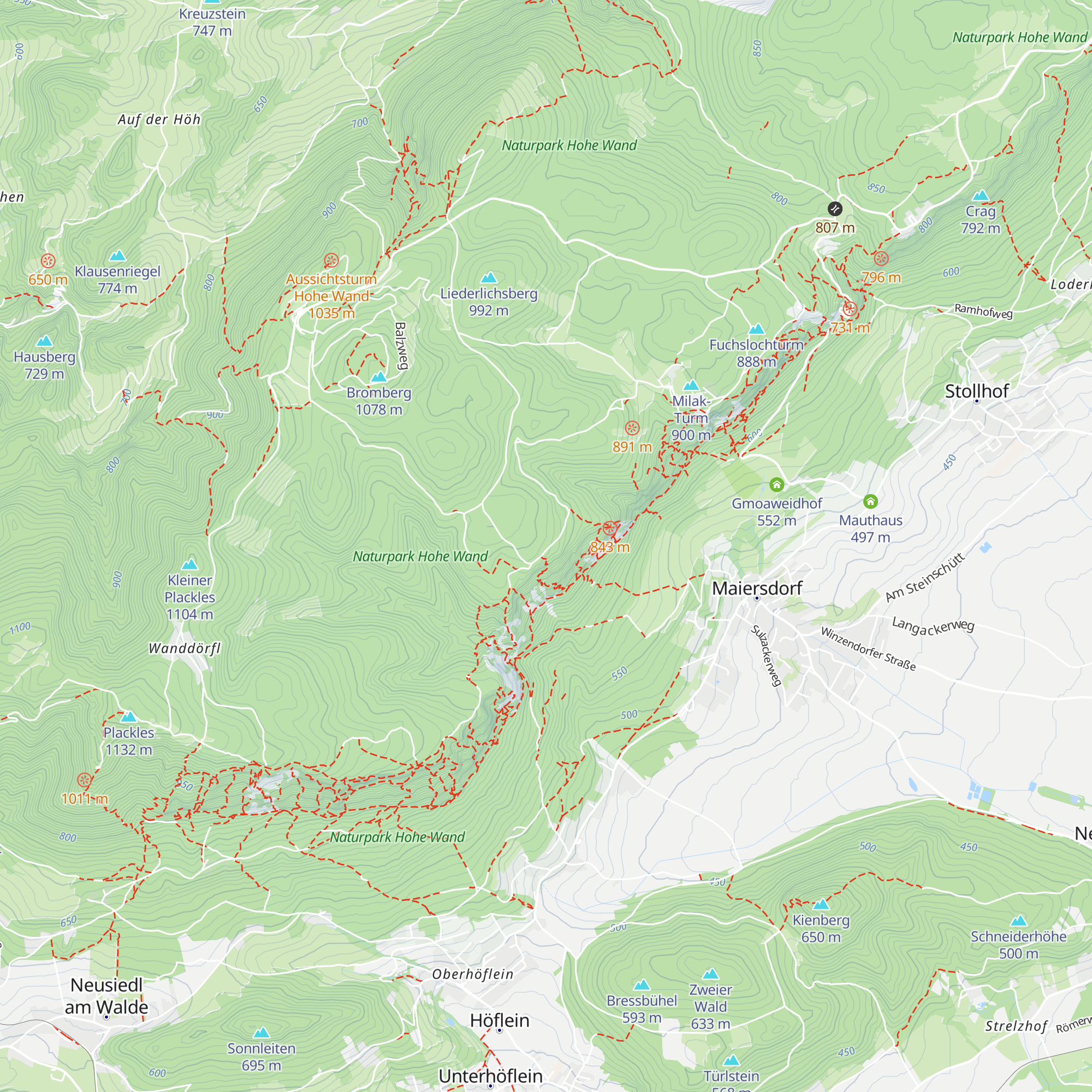 Gasthof Luf map