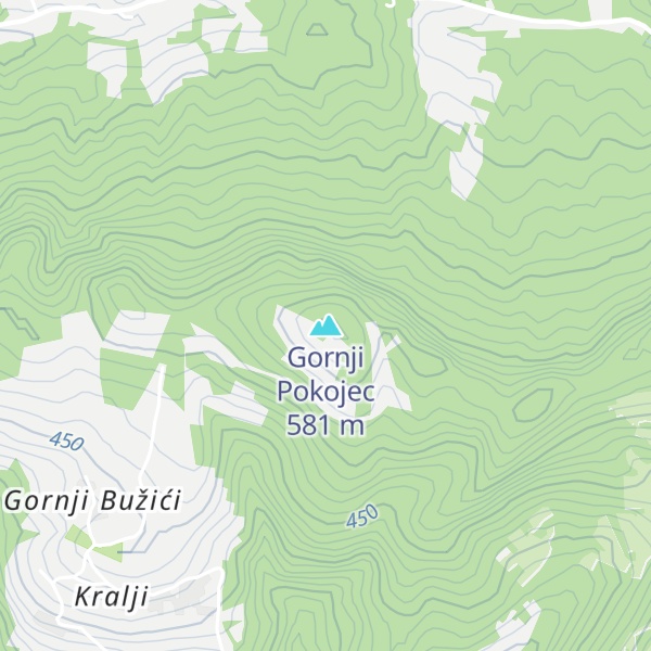 Map of Gornji Pokojec