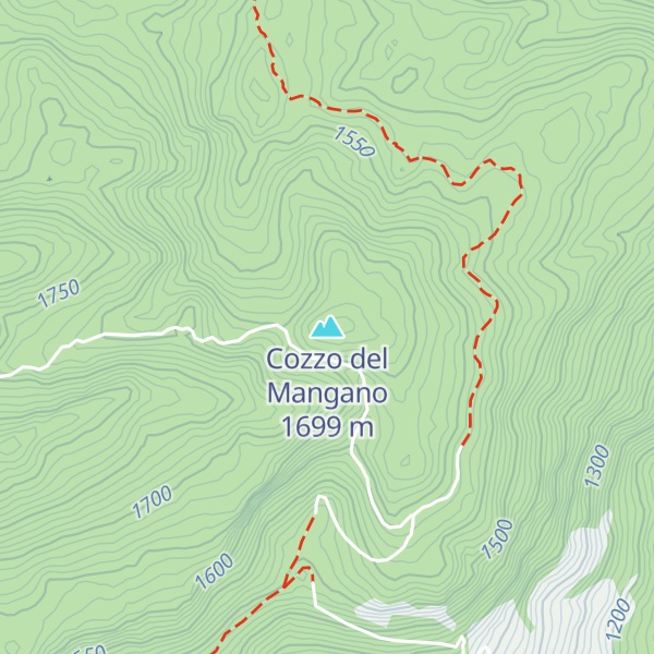 Map of Cozzo del Mangano