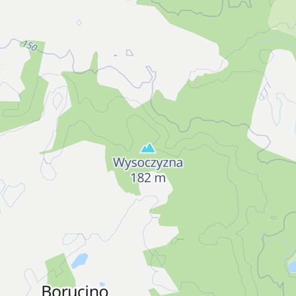 Map of Wysoczyzna