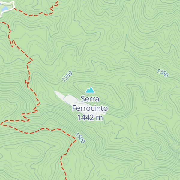 Map of Serra Ferrocinto