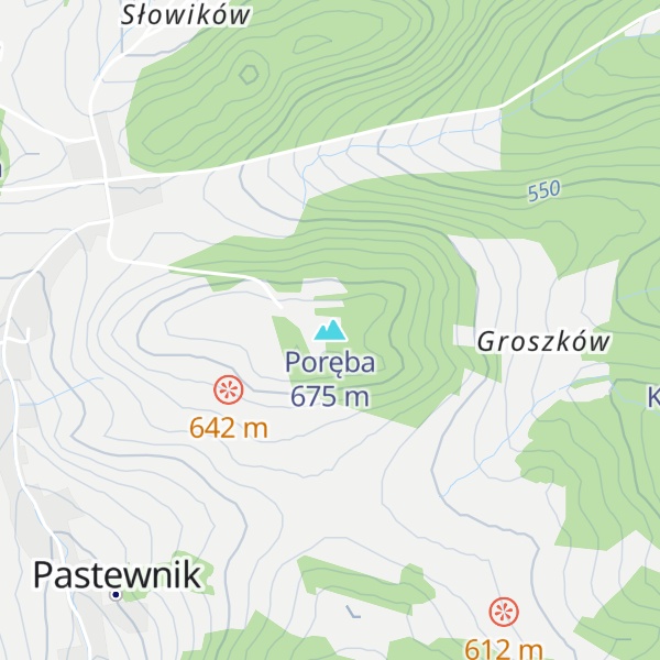 Map of Poręba