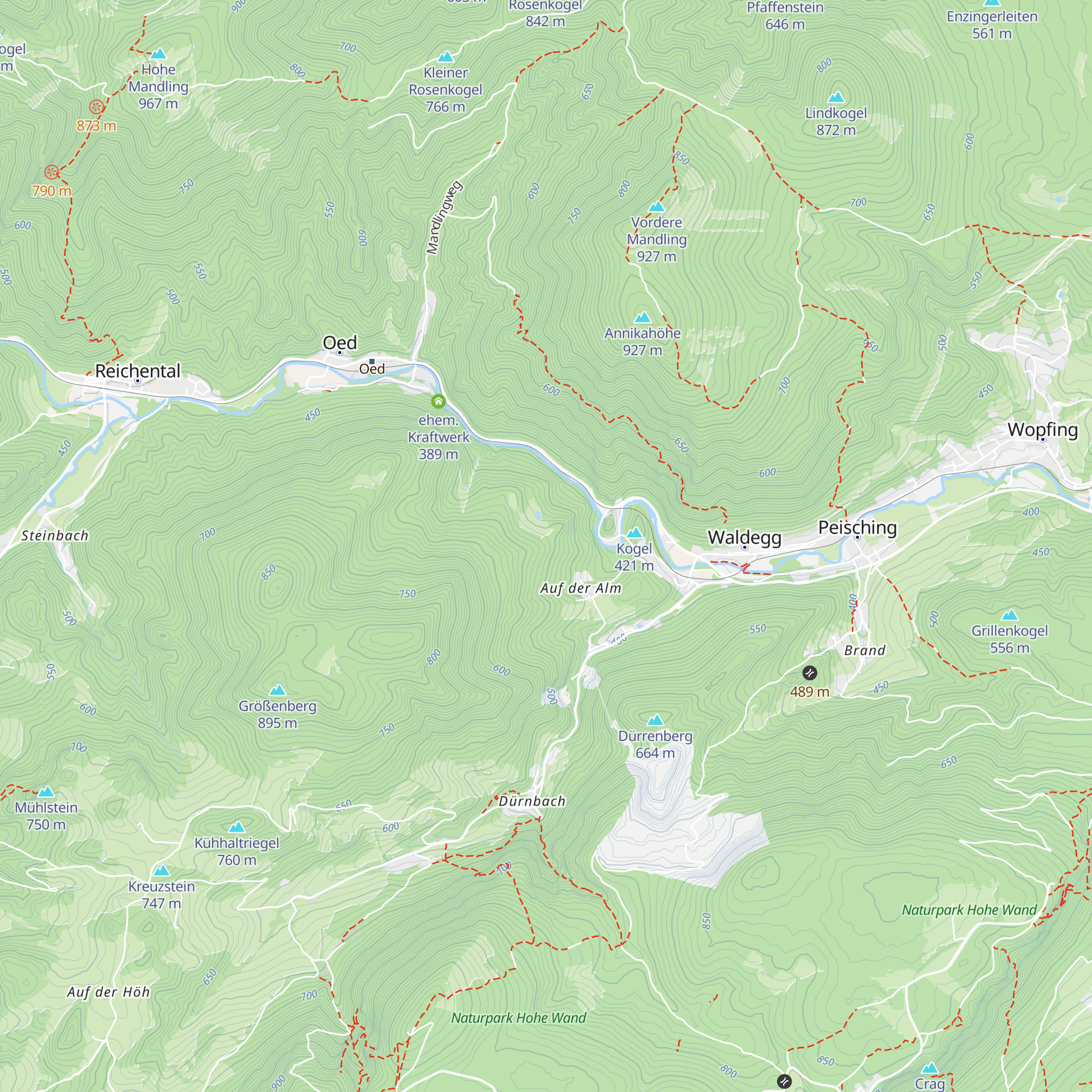 Jagdhaus map