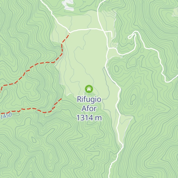 Map of Rifugio Afor