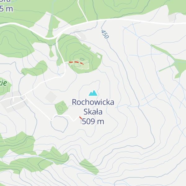 Map of Rochowicka Skała