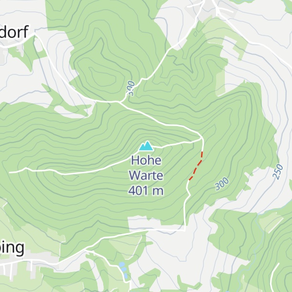 Map of Hohe Warte