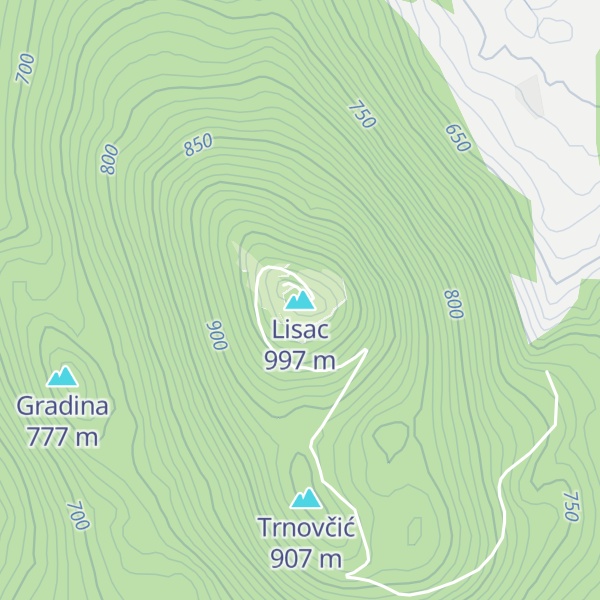 Map of Lisac