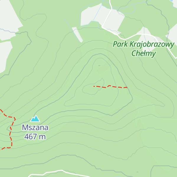 Map of Muchowskie Wzgórza