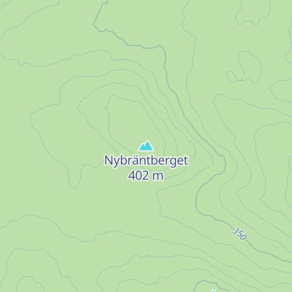 Map of Nybräntberget