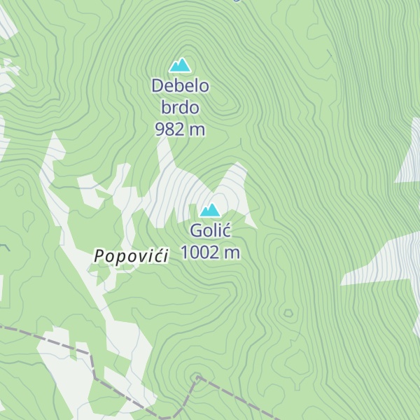 Map of Golić