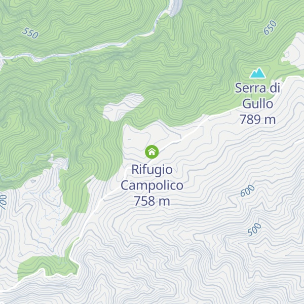 Map of Rifugio Campolico