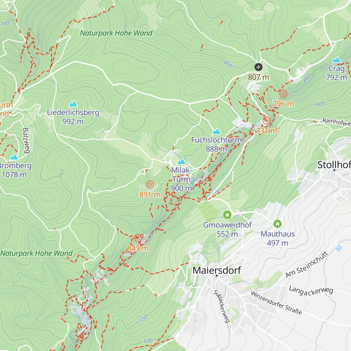 Ortlerhütte map