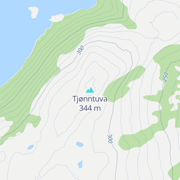 Map of Tjønntuva