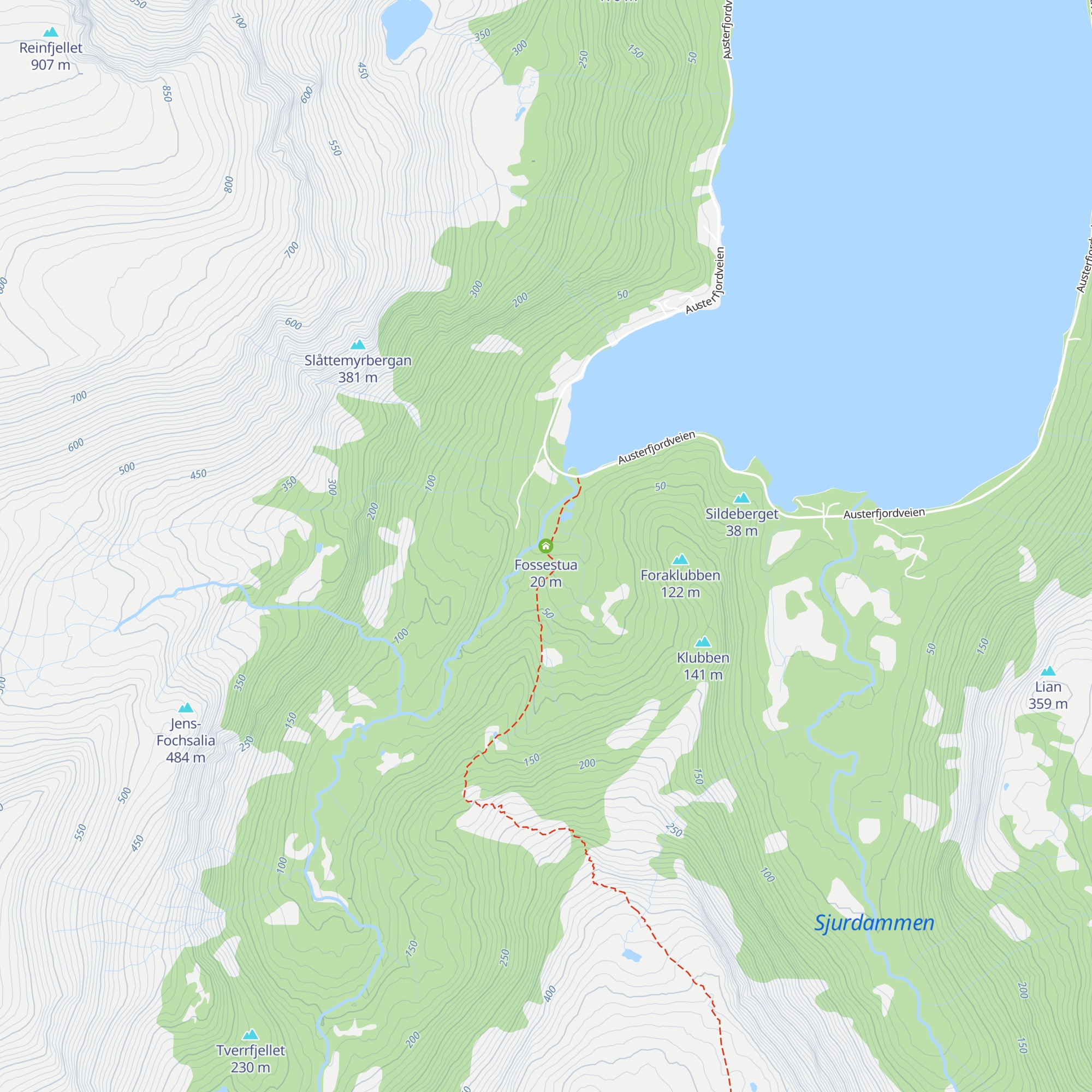 Fossestua map