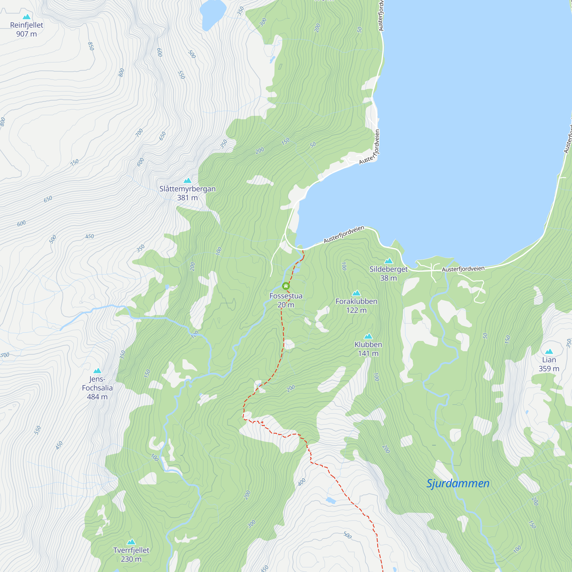 Fossestua map