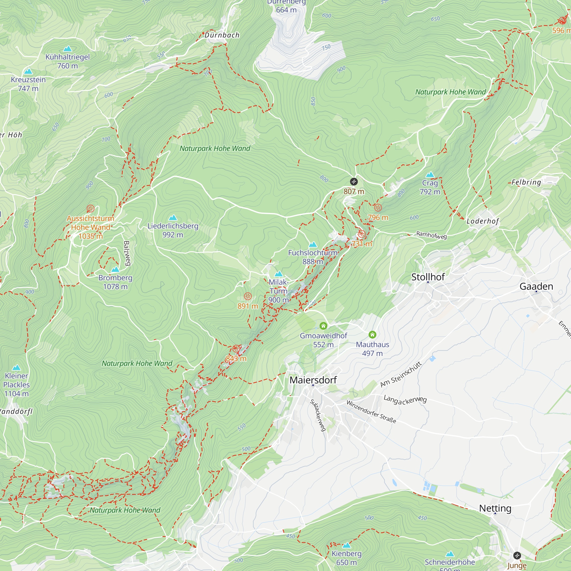 Hermann Hütte map