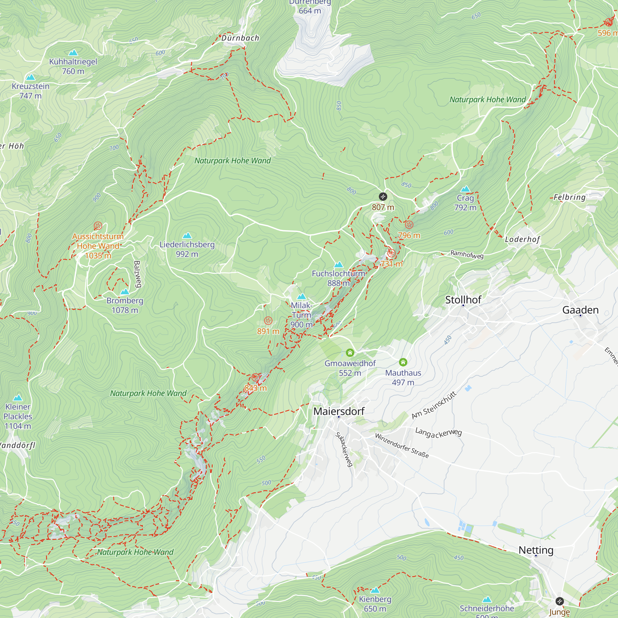 Hermann Hütte map