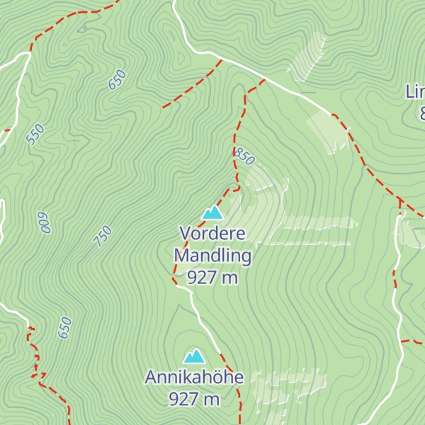Map of Vordere Mandling