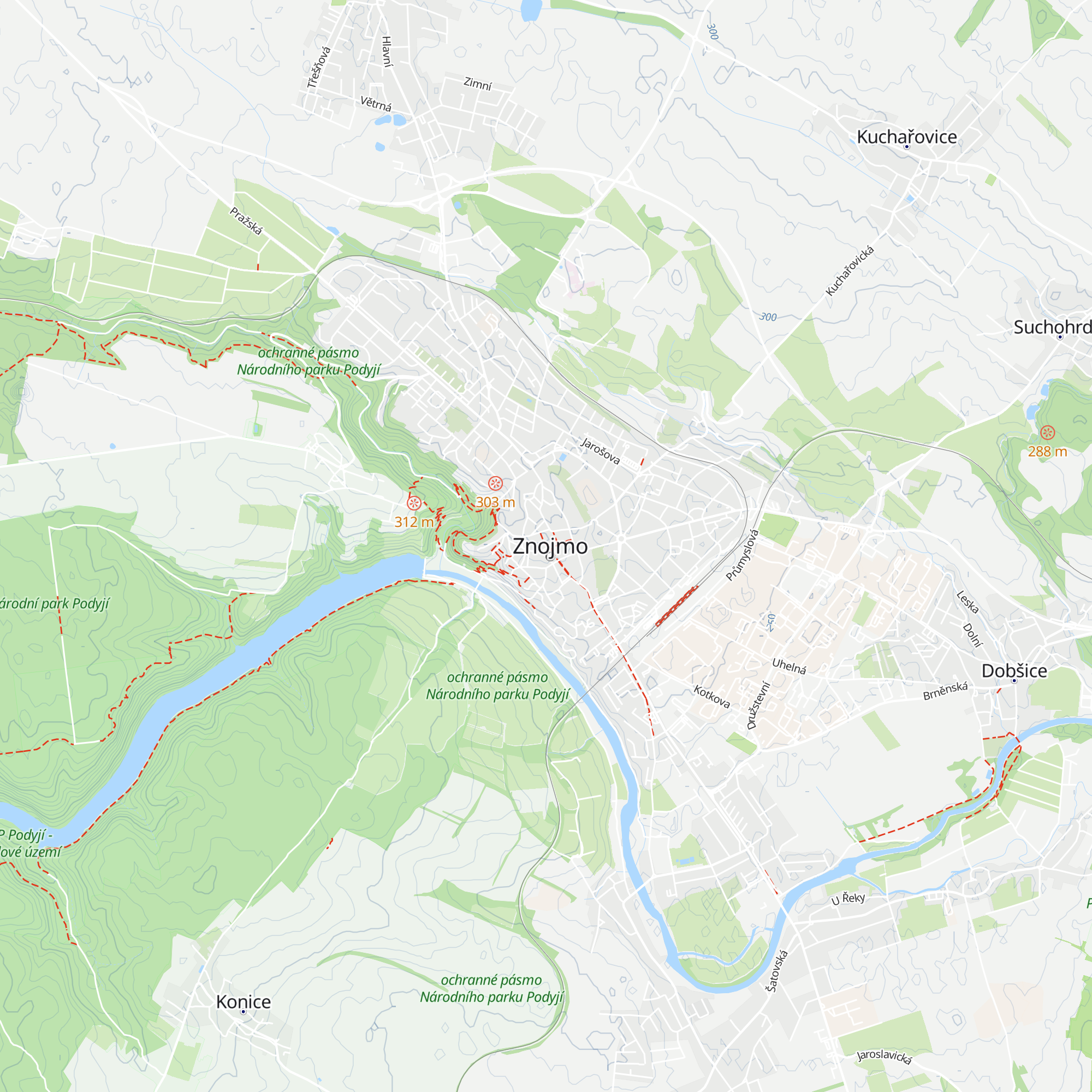 Turistické informační centrum Znojmo map