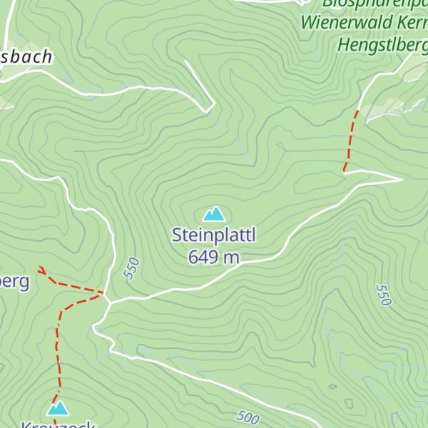 Map of Steinplattl