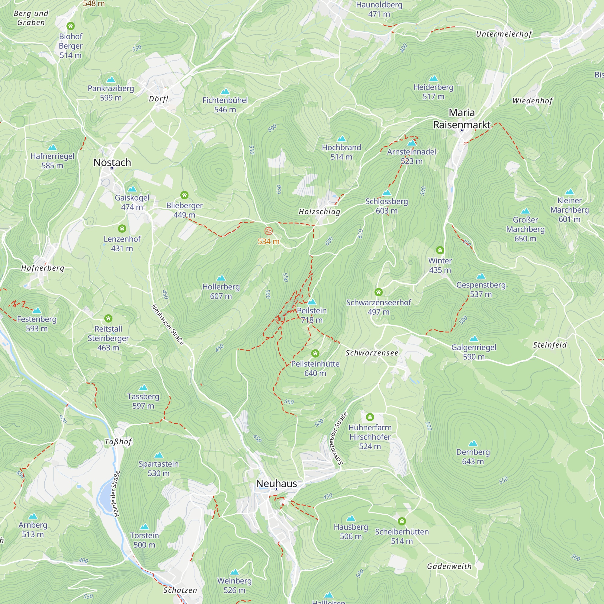Bergrettungshütte OSt. Triestingtal map