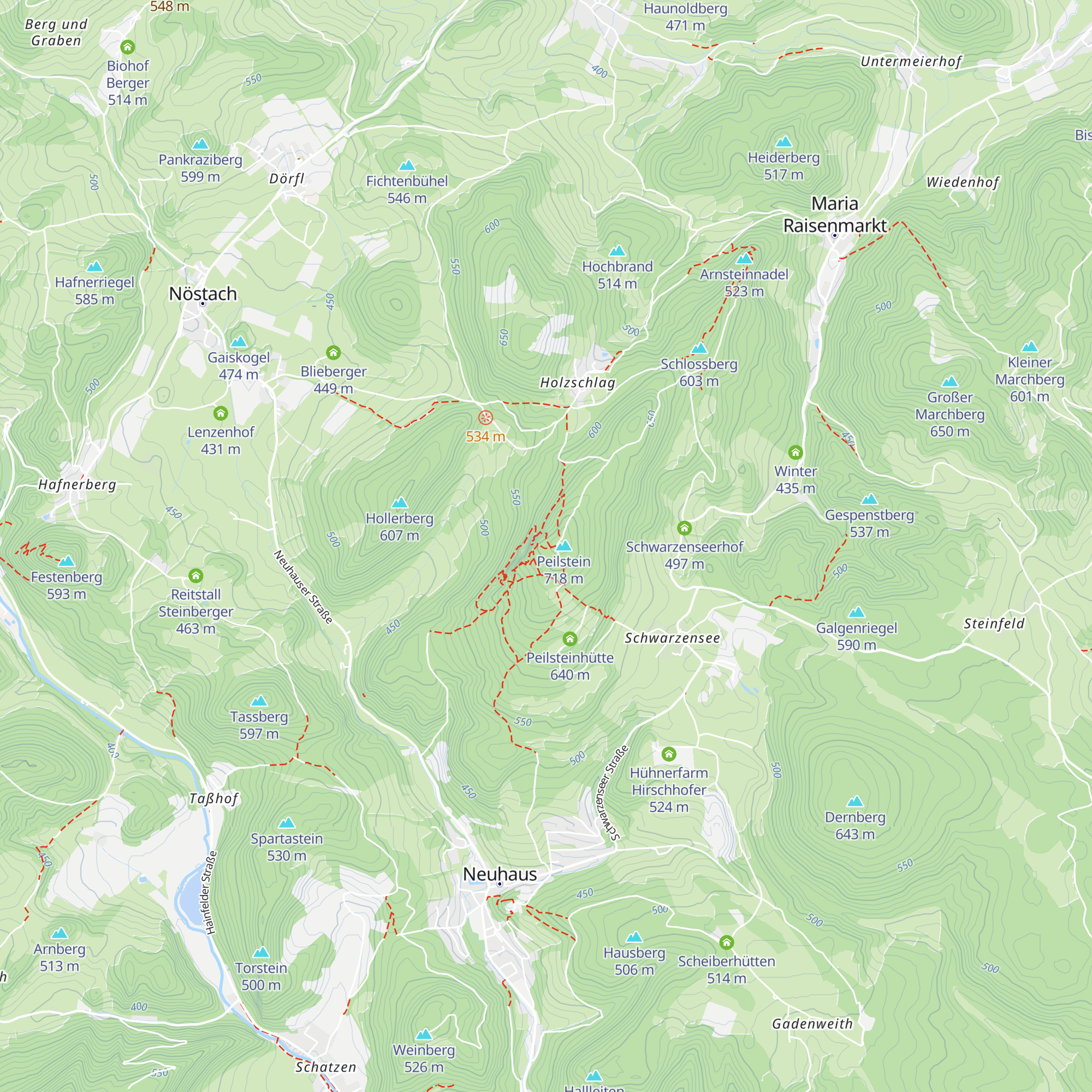 Bergrettungshütte OSt. Triestingtal map