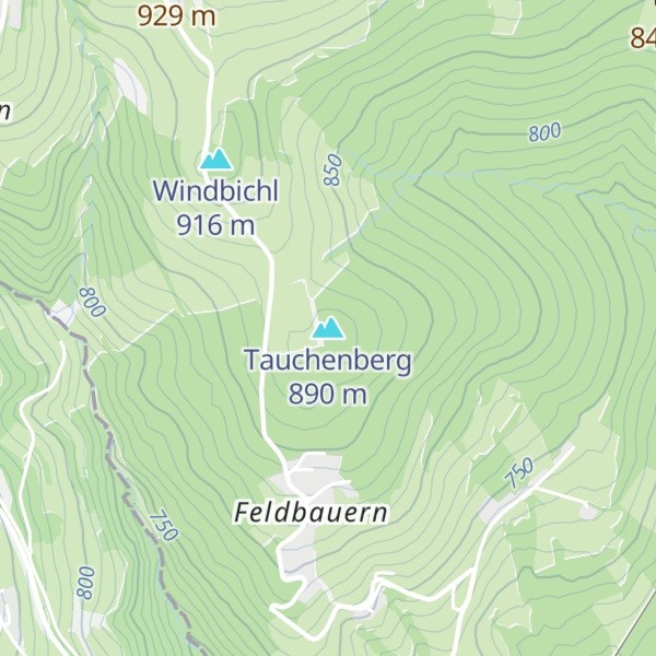 Map of Tauchenberg