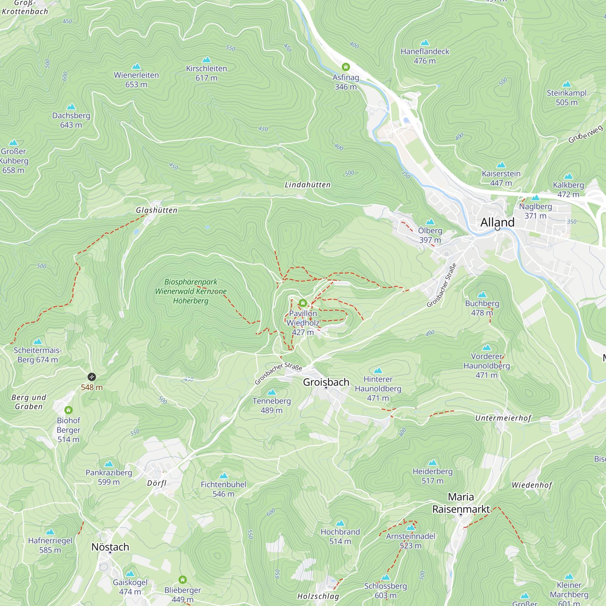 Pavillon Wiedholz map