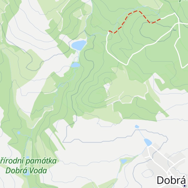 Map of Špimberk [Dobrá Voda u Křižanova]